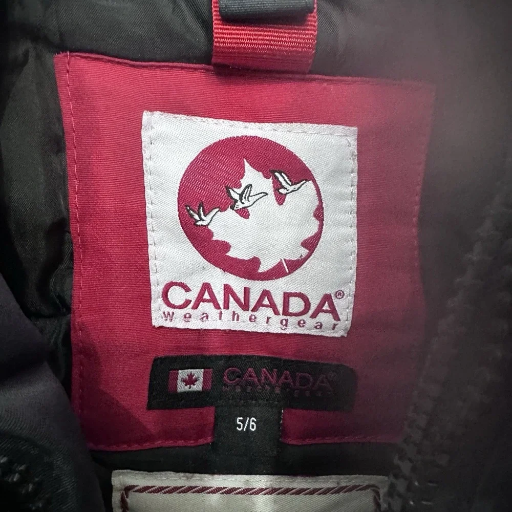 Canada Weather Gear Youth XS 5/6 Snow‎ Jacket Zip-out No Hood Snowboarding